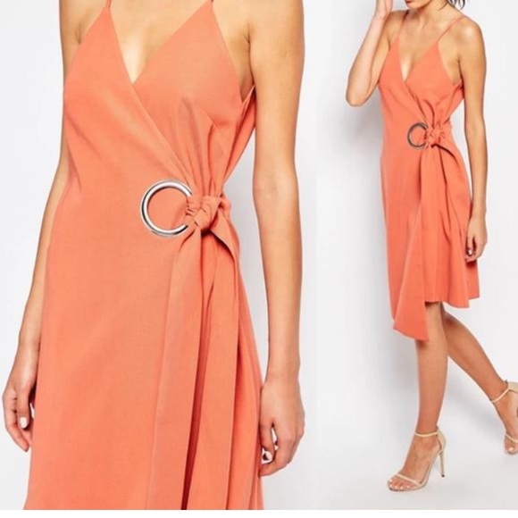 C/MEO Collective Dresses & Skirts - C/meo Collective On the Line Wrap Dress